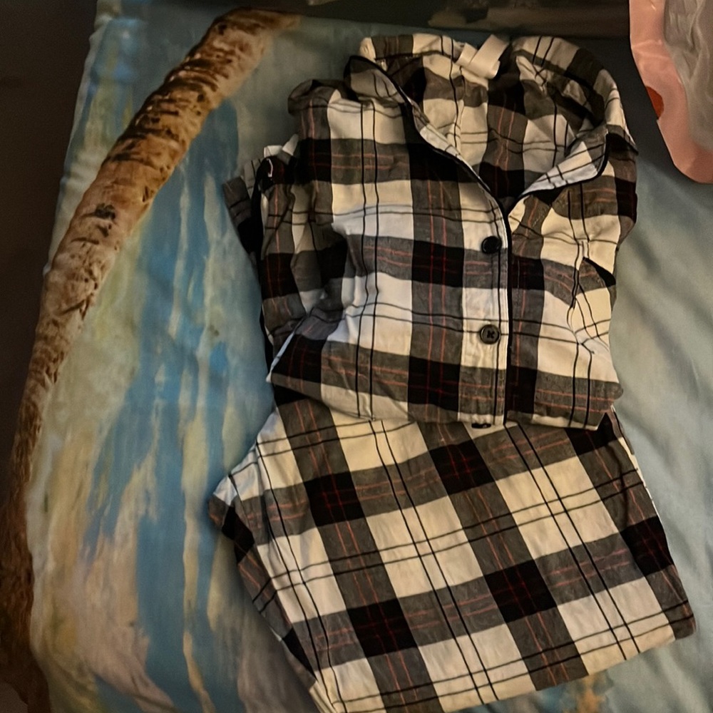 Buffalo plaid pjs
